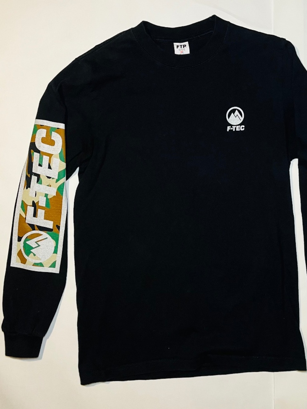 FTP F-TEC Black Long Sleeve Tee Mens M